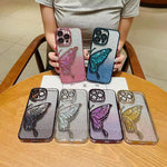 3D Butterfly Glitter Rhinestone Phone Case