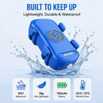 GPS Dog Cat 4G Tracker Built-in SIM with Real-Time Tracking Device, WiFi Home Positioning, IP67 Waterproof, Plan Required