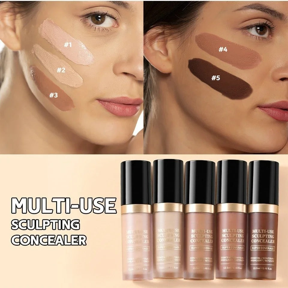 Super Coverage Concealer Multi-Use Cream Oil Free Long Lasting