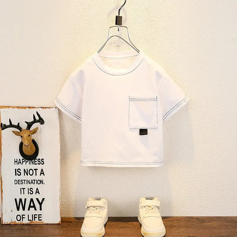 New Summer Baby Boy Kids Clothes Children Clothing Suit Tops
