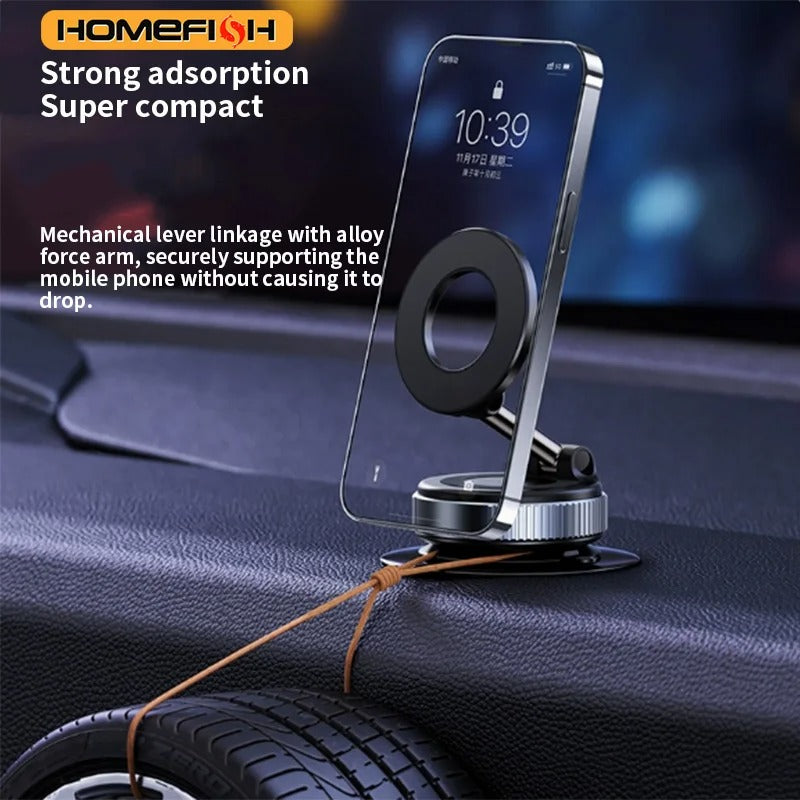 HOMEFISH K007 Magnetic Phone Holder|Three-axis Rotation For Free Adjustment|A Convenient Choice For Multiple Scenarios.