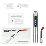 Red Light Therapy Cold Sore Device For Mouth Sores Treatment 660nm 850nm NearInfrared LED Light Therapy Machine Skin Care Wand