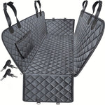 [Heavy-Duty Dog Seat Cover] 600D Heavy-Duty Dog Seat Cover Compatible for Car, Truck, SUV Rear Seats - Sliding Pad Pet Hammock with Scratch-Resistant Protection, Soft Durable Polyester Suitable for Vehicles, for Car Models
