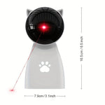 USB Rechargeable Interactive Laser Pointer - Automatic Cat Toys for Indoor Cats/Kittens/Dogs - 3 Sport Modes, Hang or Place, Holiday Gifts, Christmas Gifts
