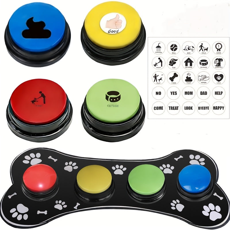 [Dog Buttons Talk] Dog Buttons Talk, Dog Buttons for Communication, Used for Dog Training Clicker Dog Communication Button