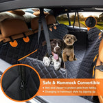 [Heavy-Duty Dog Seat Cover] 600D Heavy-Duty Dog Seat Cover Compatible for Car, Truck, SUV Rear Seats - Sliding Pad Pet Hammock with Scratch-Resistant Protection, Soft Durable Polyester Suitable for Vehicles, for Car Models
