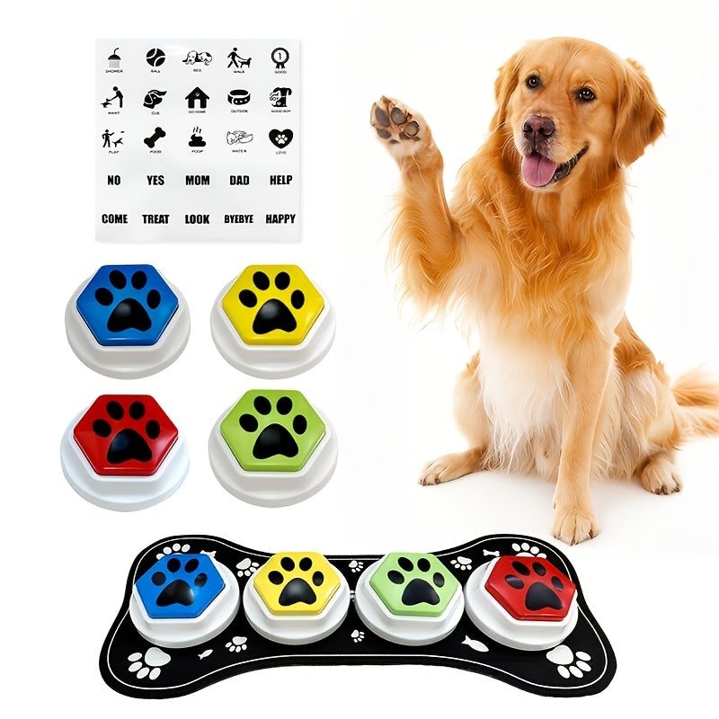 [Dog Buttons Talk] Dog Buttons Talk, Dog Buttons for Communication, Used for Dog Training Clicker Dog Communication Button