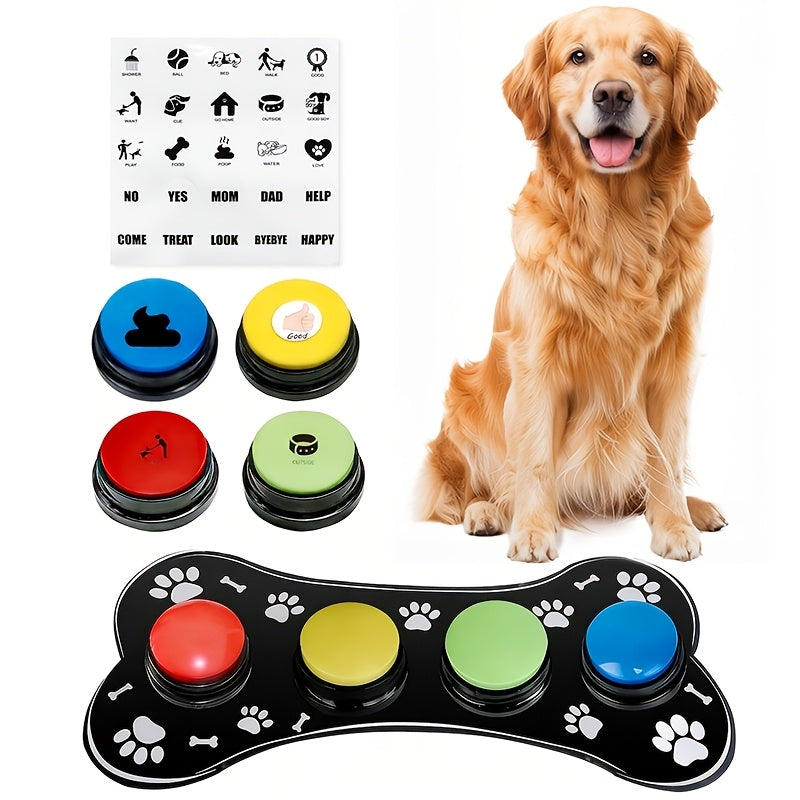 [Dog Buttons Talk] Dog Buttons Talk, Dog Buttons for Communication, Used for Dog Training Clicker Dog Communication Button