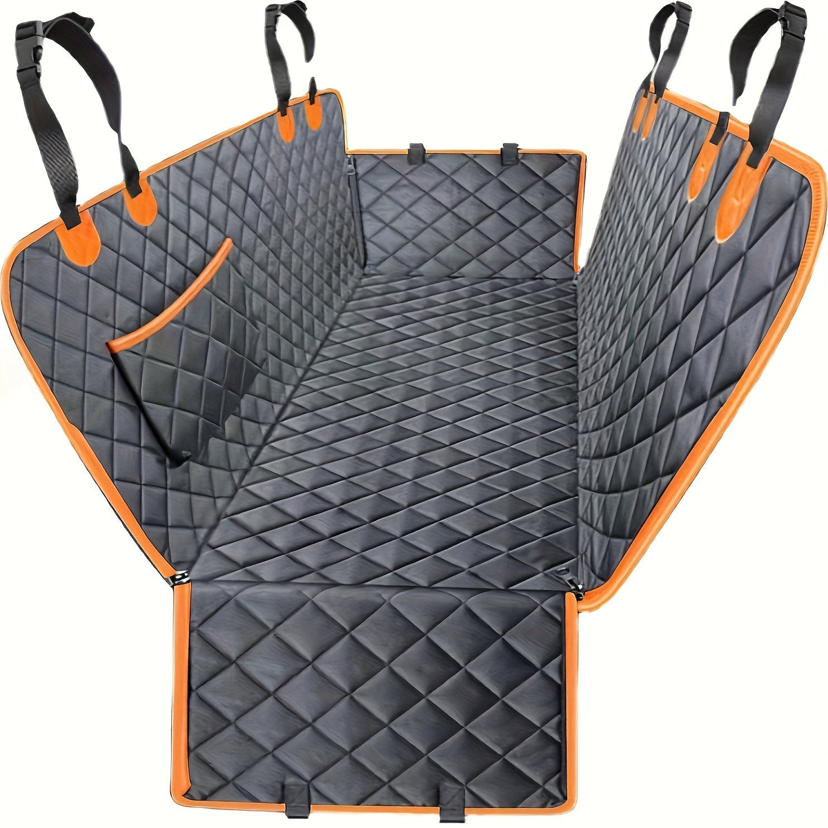 [Heavy-Duty Dog Seat Cover] 600D Heavy-Duty Dog Seat Cover Compatible for Car, Truck, SUV Rear Seats - Sliding Pad Pet Hammock with Scratch-Resistant Protection, Soft Durable Polyester Suitable for Vehicles, for Car Models