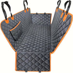 [Heavy-Duty Dog Seat Cover] 600D Heavy-Duty Dog Seat Cover Compatible for Car, Truck, SUV Rear Seats - Sliding Pad Pet Hammock with Scratch-Resistant Protection, Soft Durable Polyester Suitable for Vehicles, for Car Models