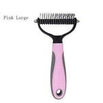 Professional Pet Cat Hair Removal Comb Brush Cat Dog Grooming Shedding Tools Double Sided Pet Grooming Comb for Pet Care