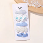 5Pcs BB Clips Set for Children Hair Accessories Sweet Hair bangs