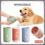 Manual Pet Foot-washing Cup Removable Liner TPR Soft Brush Dogs Cats Paw Cleaner Daily Paw Care Cleaning Tool Pets Accessories
