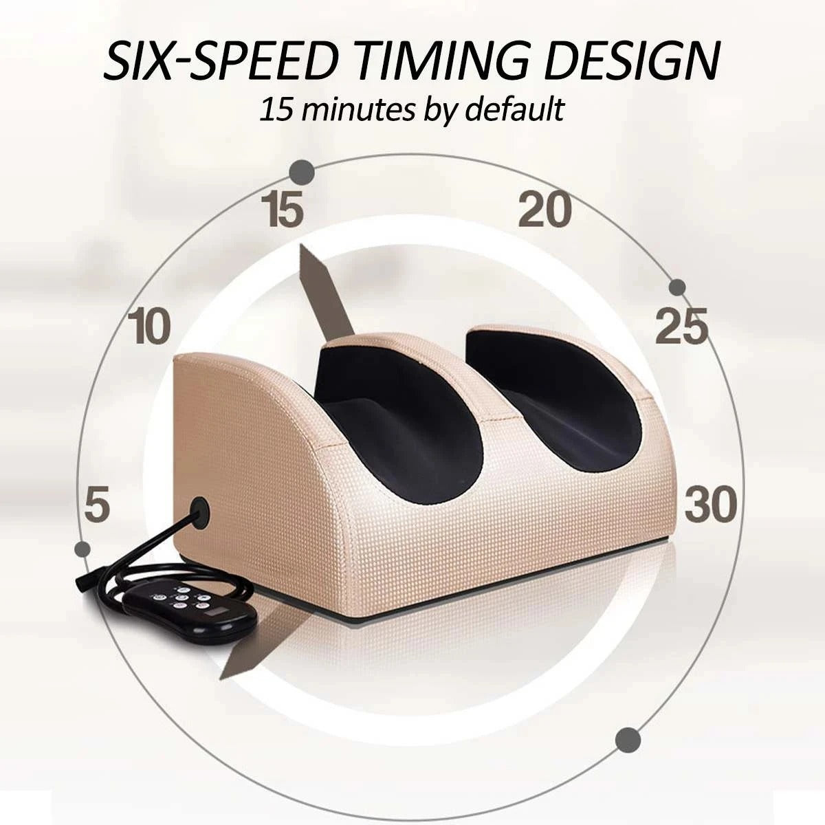 Super Big Electric Foot Leg Massager Deep Tissue Shiatsu Kneading Relax Heated Roller Calf Relieve Stress Care Foot Machine Tool