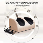 Super Big Electric Foot Leg Massager Deep Tissue Shiatsu Kneading Relax Heated Roller Calf Relieve Stress Care Foot Machine Tool