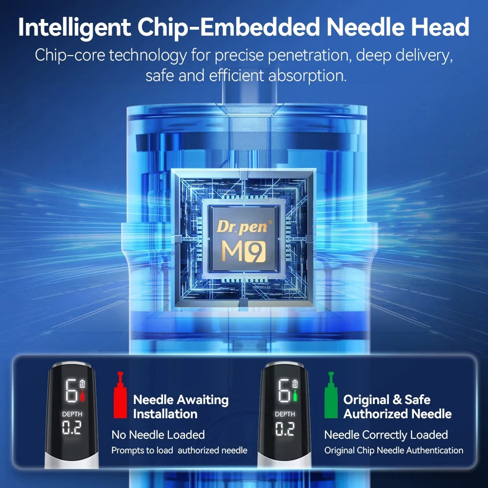 Professional Dr.pen M9 Microneedle Device With Hello Face M300 LED Mask Beauty machine Needle length 0.25 mm