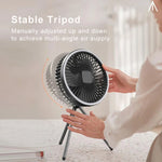 USB Rechargeable Wireless Ceiling Electric Fan With LED light For Home