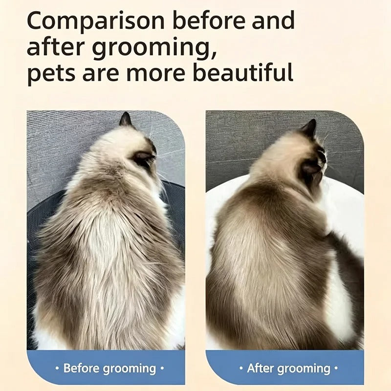 Professional Pet Cat Hair Removal Comb Brush Cat Dog Grooming Shedding Tools Double Sided Pet Grooming Comb for Pet Care