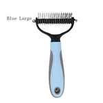Professional Pet Cat Hair Removal Comb Brush Cat Dog Grooming Shedding Tools Double Sided Pet Grooming Comb for Pet Care