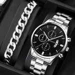 Fashion Men Luxury Calendar Quartz Wrist Watch