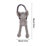 Plush Bone Dog Squeaky Toy Puppy Teething Molar Chew Toy Squeaker Interactive Training Play Toy Pet Daily Care Accessories