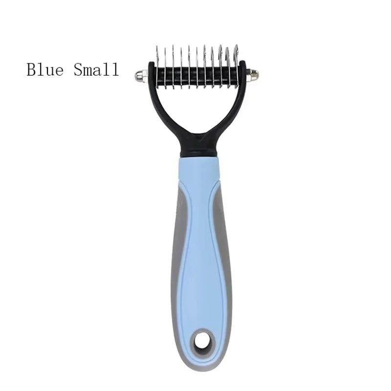 Professional Pet Cat Hair Removal Comb Brush Cat Dog Grooming Shedding Tools Double Sided Pet Grooming Comb for Pet Care